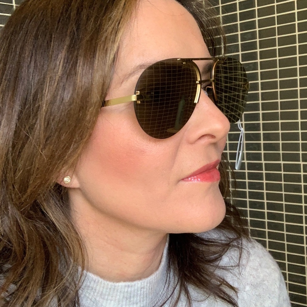 New! Karen Walker love hangover aviator gold - Picture 3 of 8